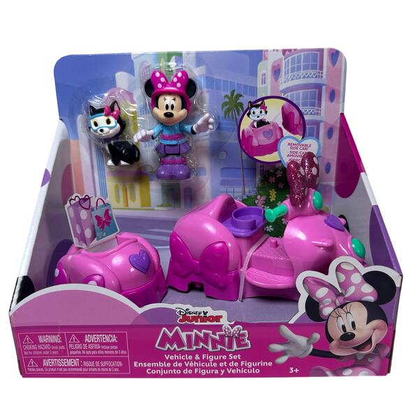 New disney junior minnie vehicle & figurine set - Picture 1 of 7
